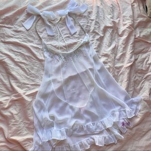 ✧ Victoria’s Secret Angelic White Rhinestone Nightgown ✧